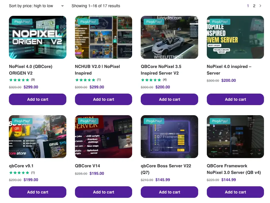 QBCore Server Packs (Download) 2 serverpacks